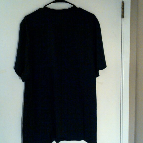 NEW NIKE Dri-FIT TRAINING "Fitness Tee" MEN'S BLACK WHITE T-SHIRT 2XL AR6029-010 - Picture 5 of 6